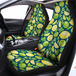 Lime And Lemon Pattern Print Universal Fit Car Seat Covers