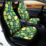 Lime And Lemon Pattern Print Universal Fit Car Seat Covers