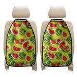 Lime Green Watermelon Pattern Print Car Seat Organizers