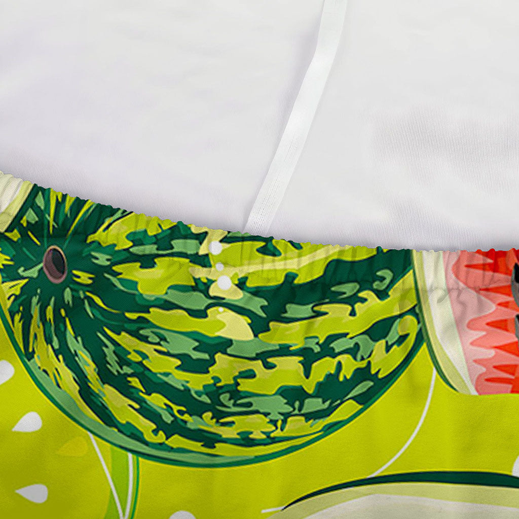 Lime Green Watermelon Pattern Print Sofa Cover