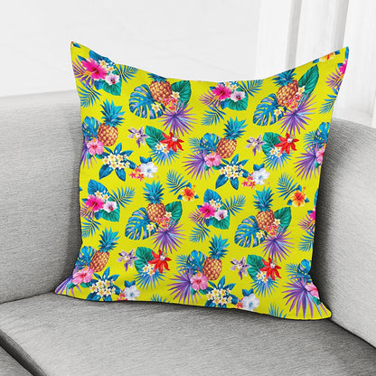 Lime Hawaiian Pineapple Pattern Print Pillow Cover