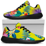 Lime Hawaiian Pineapple Pattern Print Sport Shoes GearFrost