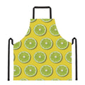 Lime Slices Pattern Print Apron