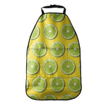Lime Slices Pattern Print Car Seat Organizers