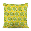 Lime Slices Pattern Print Pillow Cover