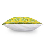 Lime Slices Pattern Print Pillow Cover