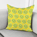 Lime Slices Pattern Print Pillow Cover