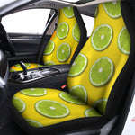 Lime Slices Pattern Print Universal Fit Car Seat Covers