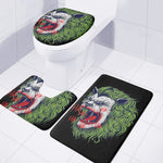 Lion Joker Print 3 Piece Bath Mat Set