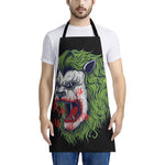 Lion Joker Print Apron