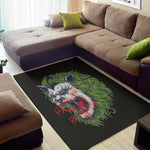 Lion Joker Print Area Rug
