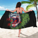 Lion Joker Print Beach Sarong Wrap