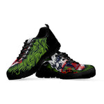 Lion Joker Print Black Sneakers