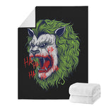Lion Joker Print Blanket