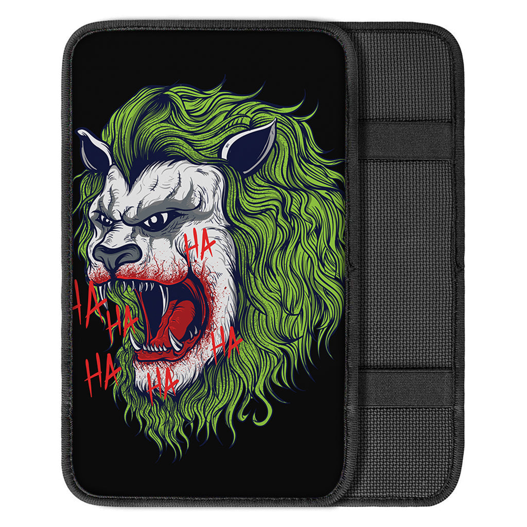 Lion Joker Print Car Center Console Cover