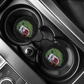 Lion Joker Print Car Coasters