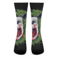 Lion Joker Print Crew Socks