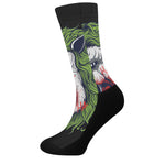 Lion Joker Print Crew Socks
