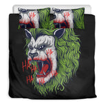 Lion Joker Print Duvet Cover Bedding Set