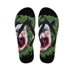 Lion Joker Print Flip Flops