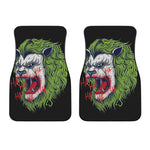 Lion Joker Print Front Car Floor Mats