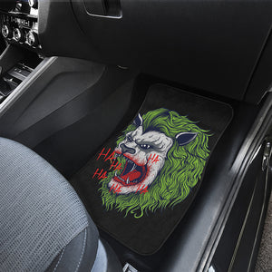 Lion Joker Print Front Car Floor Mats