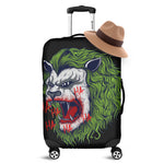 Lion Joker Print Luggage Cover