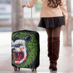 Lion Joker Print Luggage Cover