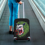 Lion Joker Print Luggage Cover