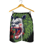 Lion Joker Print Men's Shorts