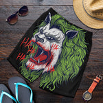 Lion Joker Print Men's Shorts