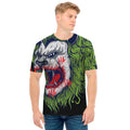 Lion Joker Print Men's T-Shirt