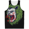 Lion Joker Print Men's Tank Top