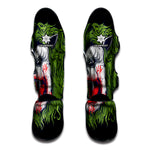Lion Joker Print Muay Thai Shin Guard