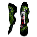 Lion Joker Print Muay Thai Shin Guard