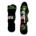 Lion Joker Print Muay Thai Shin Guard