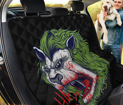 Lion Joker Print Pet Car Back Seat Cover