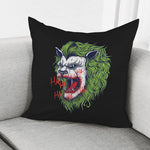Lion Joker Print Pillow Cover