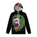 Lion Joker Print Pullover Hoodie
