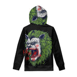 Lion Joker Print Pullover Hoodie