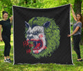 Lion Joker Print Quilt