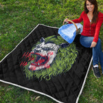 Lion Joker Print Quilt