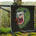Lion Joker Print Quilt