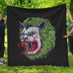 Lion Joker Print Quilt
