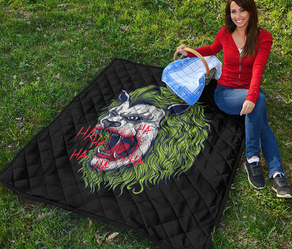 Lion Joker Print Quilt