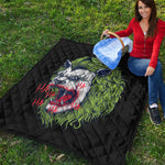 Lion Joker Print Quilt