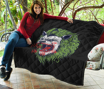 Lion Joker Print Quilt
