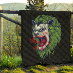 Lion Joker Print Quilt
