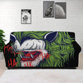 Lion Joker Print Sofa Cover