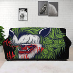 Lion Joker Print Sofa Cover